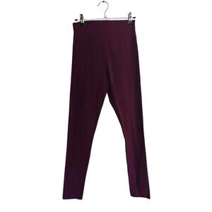 Muscle Nation Athletic Pants Women's Size Large Purple Leggings Stretch